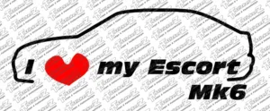 i Love my Escort Mk6 Linke Fahrtrichtung