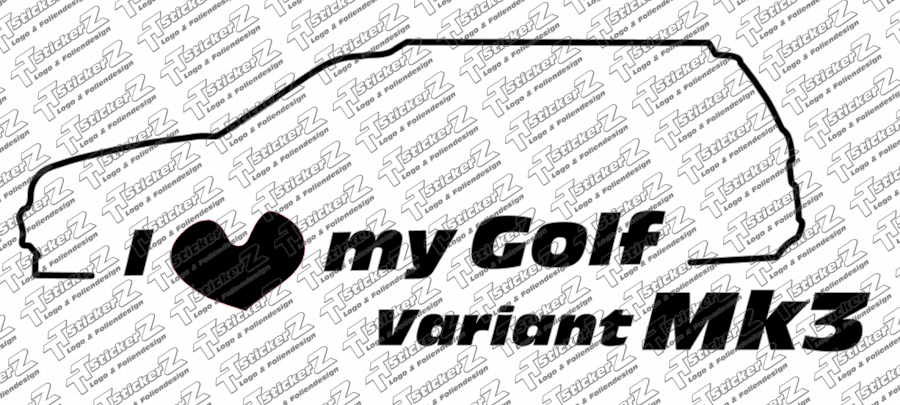 I love my Golf Variant Mk3 einfarbig