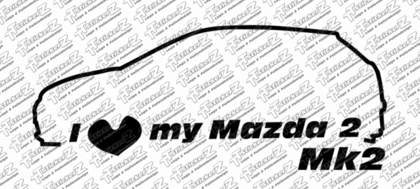 I love my Mazda 2 Mk2 einfarbig