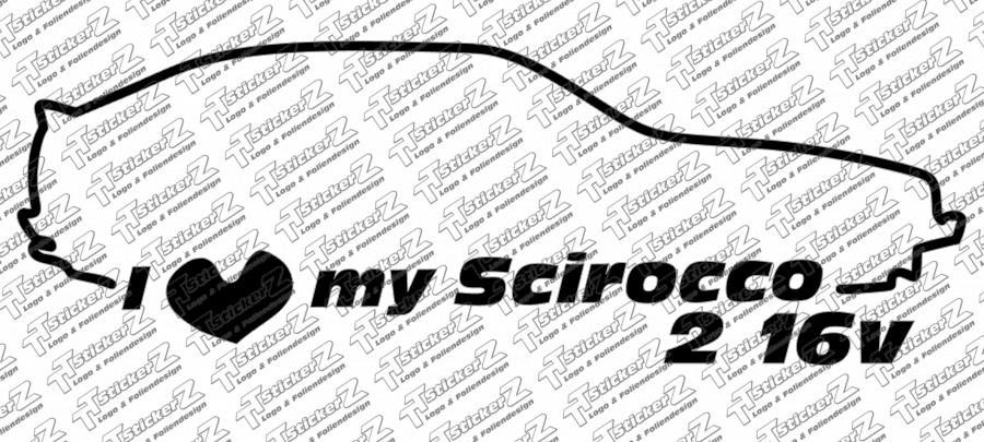 I Love my Scirocco 2 16v – Bild 3
