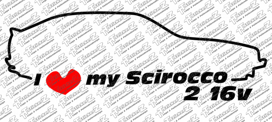 I Love my Scirocco 2 16v – Bild 2