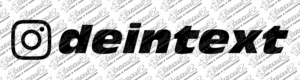 instagram logo deintext fast and fourious font