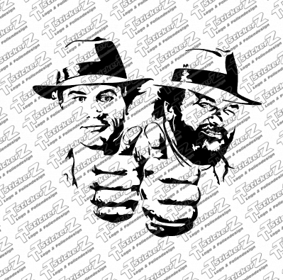 Bud Spencer und Terence Hill - Aufkleber