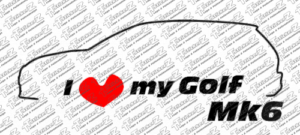 i love my golf mk6 zweifarbig