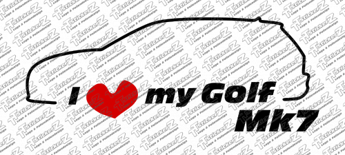 i love my golf mk7 zweifarbig