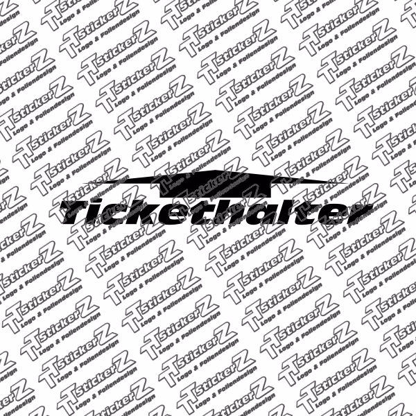Tickethalter mit Pfeil