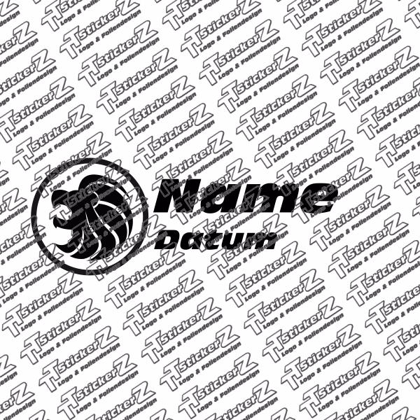 Sternzeichen mit Name und Datum