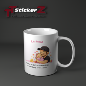 Geburtsdaten-Tasse